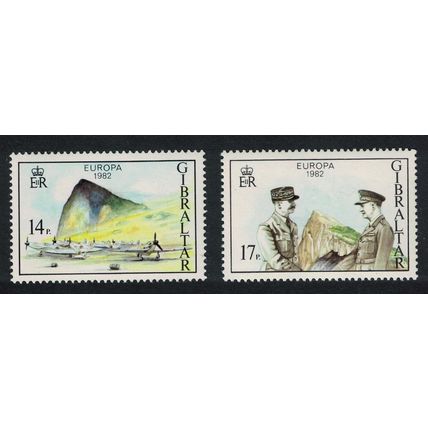 Gibraltar Europa Military Operation Torch 2v 1982 MNH SG#479-480 Sc#4335-4336