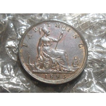 1893 Victoria farthing.