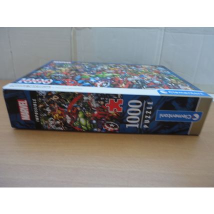 Clementoni Jigsaw Marvel Impossible 1000 Piece Puzzle & Poster
