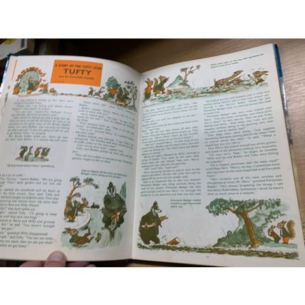 1966 "TREASURE ANNUAL 1967" ILLUSTRATED HARDBACK BOOK (P4)