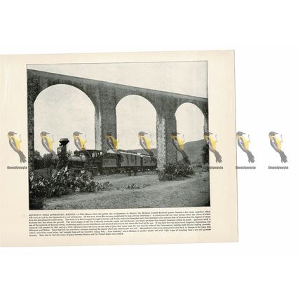 Aqueduct, Near Queretaro, Mexico, Book Illustration (Print), 1899