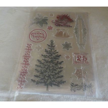 4 Sets of Christmas Silicon Stamps - NEW & SEALED