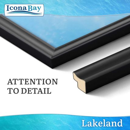 Icona Bay 8.5X11 Certificate Frames - Black, 12 Pack - Contemporary Diploma Fram
