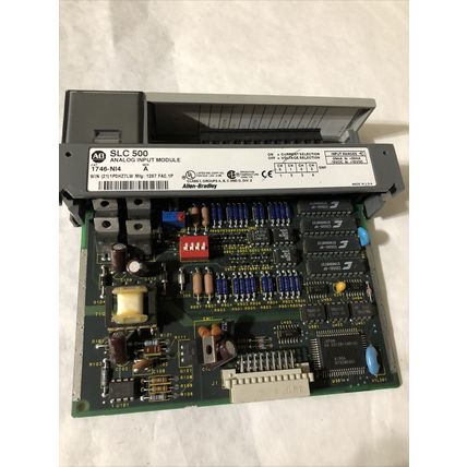ALLEN BRADLEY 1746-NI4 SCL 500 ANALOG INPUT MODULE,A-B 1746-N14,FI