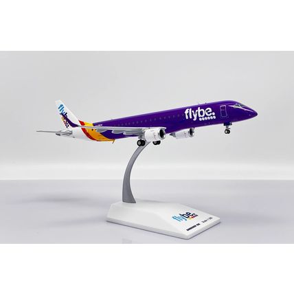EMBRAER ERJ-195LR FLYBE REG: G-FBEM W/STAND - JC WINGS LH2294 1/200 - PRE ORDER