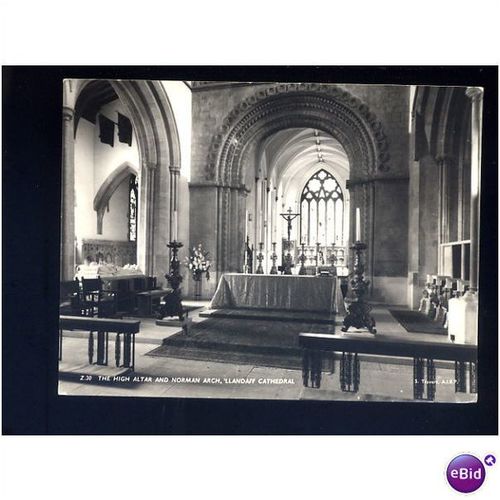 Wales LLANDAFF Cathedral High Altar Postcard by Frith (Z.30)