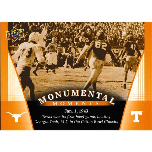 2011 UD University of Texas - #82 - 1943 Cotton Bowl Monumental Moments