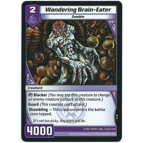 Kaijudo - Invasion Earth - #21/80 - Wandering Brain-Eater