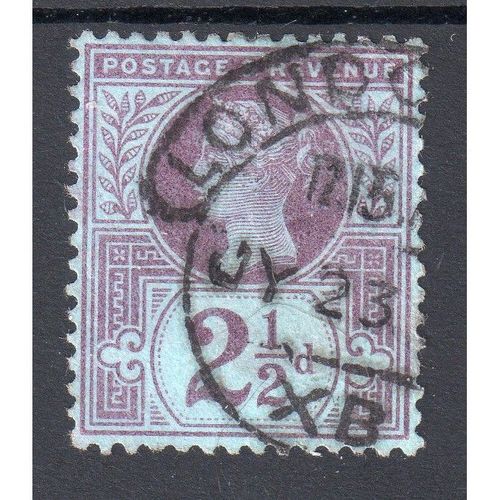 1887-92 Sg201 2 1/2d PURPLE/BLUE BDO21