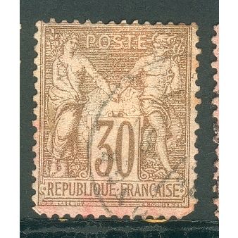 France 1876 - SG237 - 30c brown - Peace & Commerce - used