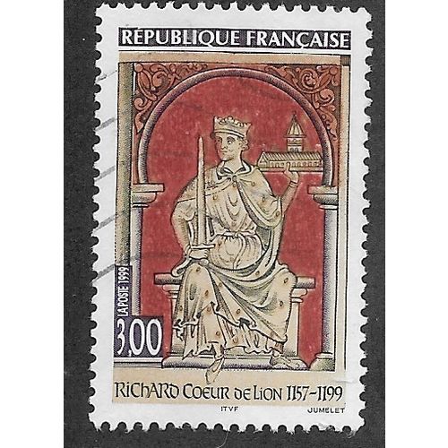 FRA 1999 3F 'KING RICHARD I OF ENGLAND' FINE USED (EBID55-795)