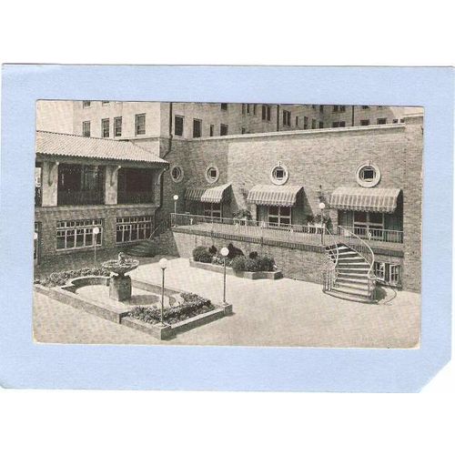 New Jersey Ocean City The Flanders Hotel Garden Patio~590