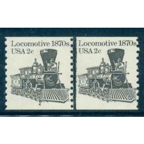 1897A 2c Locomotive Fine MNH Dry Gum CNP Left 4 W0438