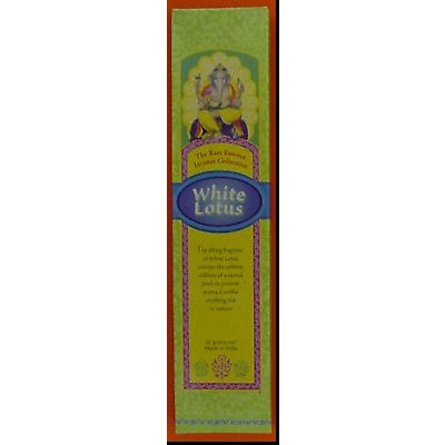 White Lotus, 20 Stick Box, Rare Essence Incense