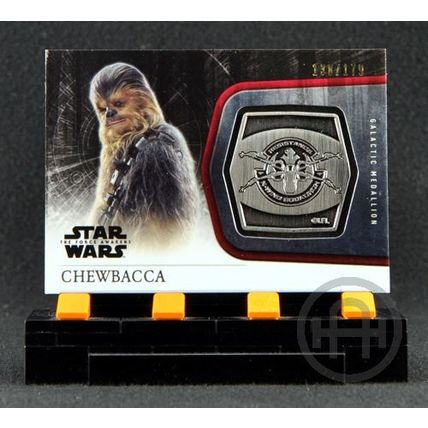 Topps Star Wars The Force Awakens S1 – Medallion – M-25 Silver Parallel 138/179