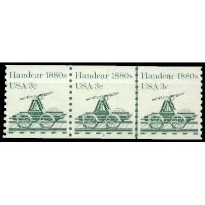 1898 3c Handcar Fine MNH Dry Gum PNC 2/3 P0979