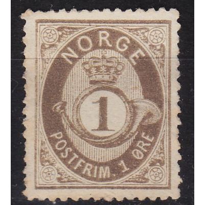 NORWEGEN NORWAY [1877] MiNr 0022 ( oG/no gum )