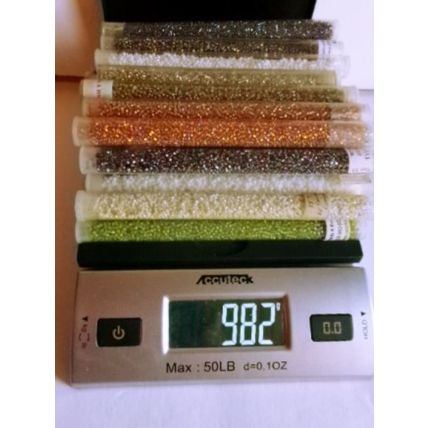 Lot of 37 6 inch Tubes of Seed Beads Various Brands