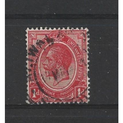 SouthAfrica.SG4a 1d Carmine-Red.Fine Used.Aug25b