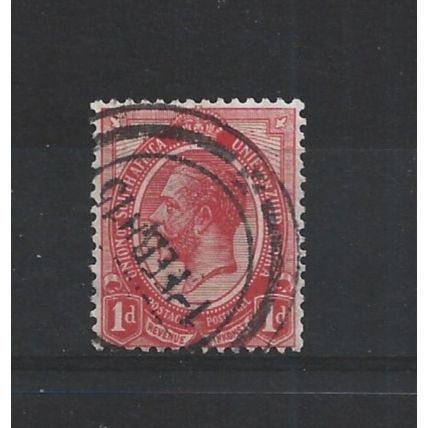 SouthAfrica.SG4b 1d Scarlet (shades).Fine Used.Aug25f