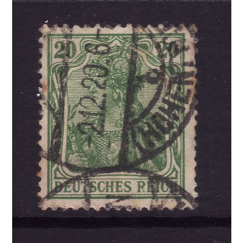 GERMANY 1920 SG 142 20pf GREEN FINE USED