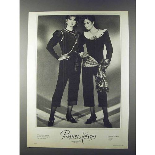 1980 Pedro del Hierro Fashion Ad
