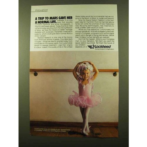 1991 Lockheed Aviation Ad - A Trip To Mars