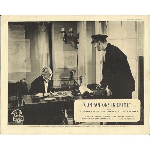 COMPANIONS IN CRIME Clifford Evans, George Woodbridge F-O-H Stills (2)