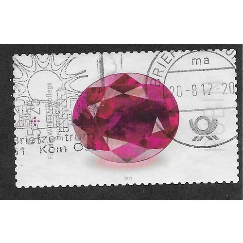 GER 2012 €0.55 +0.25 (S/A) ' MINERALS - RUBY' FINE USED (EBID63-014)
