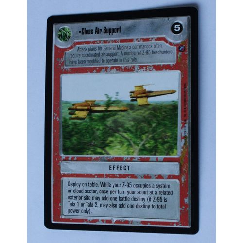 Star Wars CCG: Death Star II Limited # Close Air Support (A) light 2000 decipher
