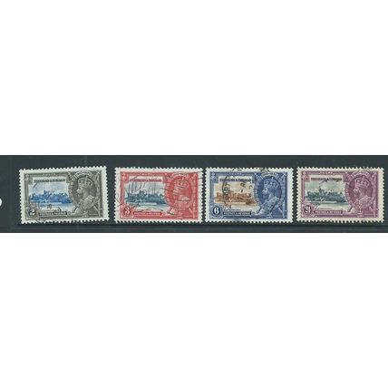 Trinidad and tobago stamps sg239 sg 239 used silver jubilee set