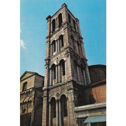 Ferrara Campanile Della Cattedrale Italy Postcard unused VGC