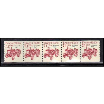 2127a 7.1c Tractor Fine MNH Dry Gum PNC 1/5 X0772