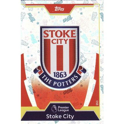 Match Attax 2017/2018 253 Stoke City Club Badge