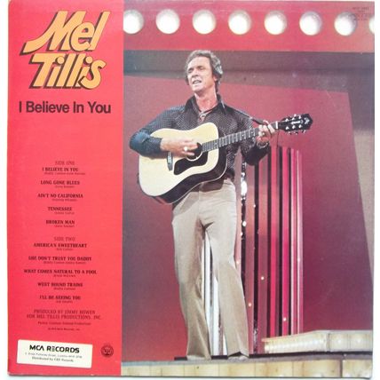 Country Greats. Mel Tillis, I Believe In You.