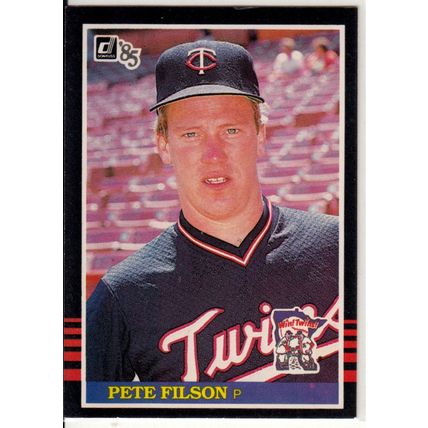 1985 Donruss baseball card 607 Pete Filson