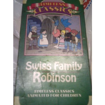 Timeless Classics - Swiss Family Robinson VHS animated