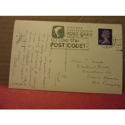 DERBYSHIRE DALES . used postcard by SALMON 1975 pm =