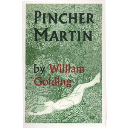 Pincher Martin William Golding 1956 Book Postcard