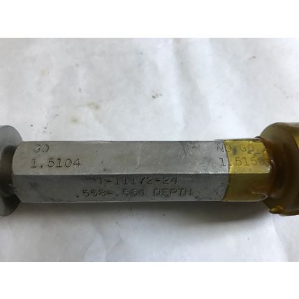 THE PIPE MACHINERY GO NO GO PLUG GAGE NOGO 1.5104 1.5156,AD
