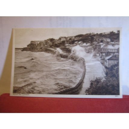 ROUGH SEA, CLEVEDON, SOMERSET unused vintage postcard =