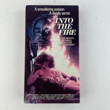 Into the Fire VHS Video Tape Erotic Thriller The Legend of Wolf Lodge