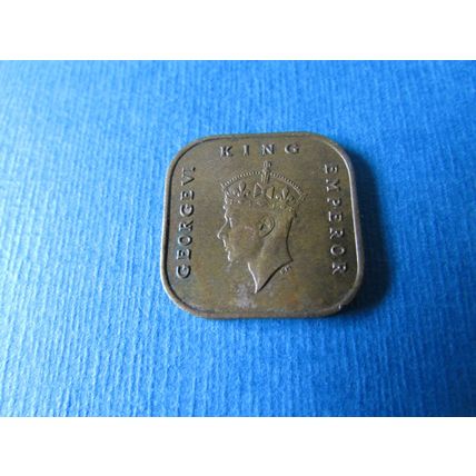 1945 GEORGE VI COMMISSIONERS OF CURRENCY MALAYA ONE CENT FREE POST. (ebid)