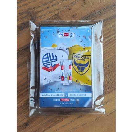 2024 League One Play Off Final Programme fridge magnet - Bolton vs Oxford