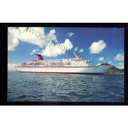 LS2841 - Cunard Liner - Cunard Princess - built 1977 - postcard