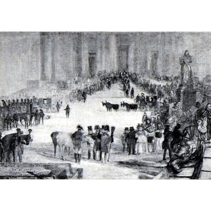 FUNERAL OF SIR THOMAS LAWRENCE 1893 Joseph Mallard William Turner PRINT