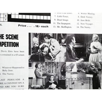 ANNIVERSARY, The (1968) vintage UK Pressbook ***Bette Davis***