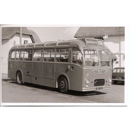 Black & White Photograph of Wilts & Dorset Motor Services Ltd. - XMR 944