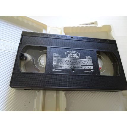 The Black Cauldron -VHS Tape - A Walt Disney Picture - Clamshell Case - 1985