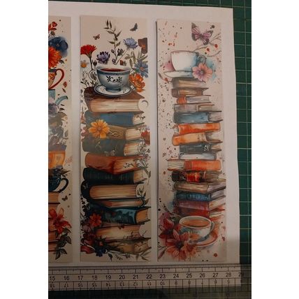 Flowers Butterfly Books Tea BookMarke Gift For Reader (X5)